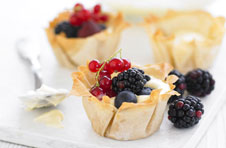 Blackberry summer tarts