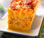 Carrot and bacon terrine