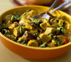 Lamb and spinach curry