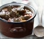 Beef and carrot bourguignon