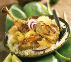Chicken with pineapple and lime