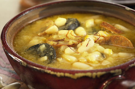 Vegetarian stew with beans