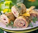 Rolled omelette