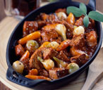 Caramelised pork casserole