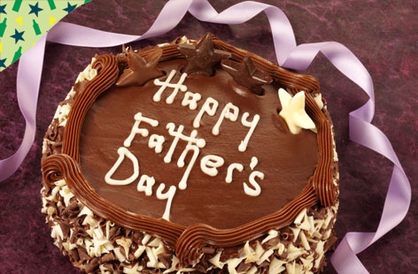 Father's Day chocolate cake