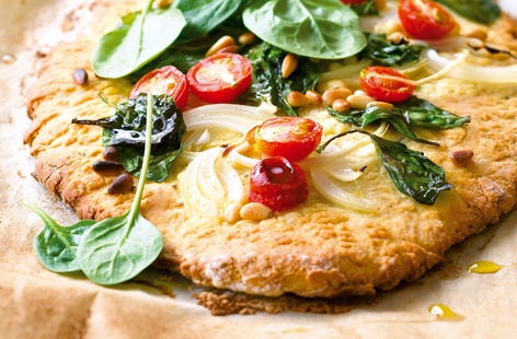 Flatbread with vegetables