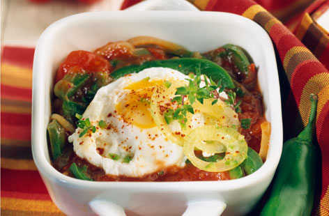 145756 Piperade with Fried Eggs HERO