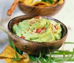 Guacamole with tuna