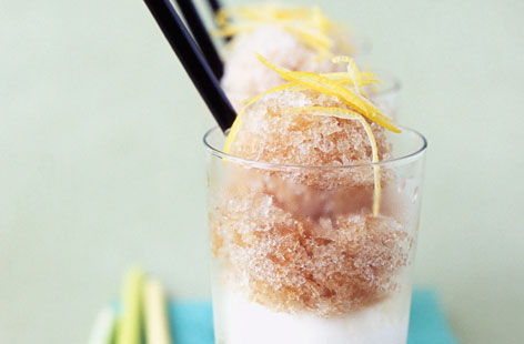 153019 coke jelly with lemon sorbet and coke sherbert ice THUMB
