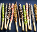Different flavoured chocolate Mikados