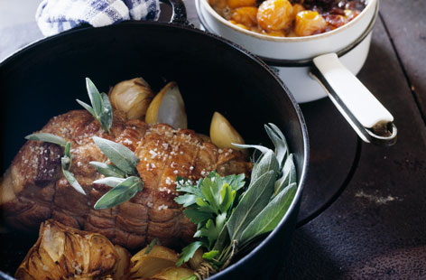 162743 roast pork with sage and mirabelle chutney HERO