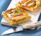 Pepper and blue cheese tartlet