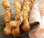 Gruyere and cumin pastry straws