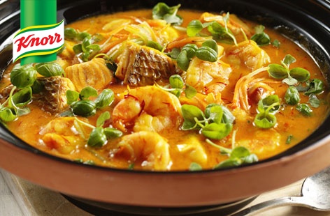Mediterranean style fish stew