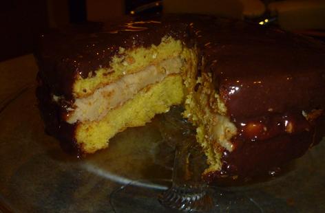 Chocolate Orange Truffle Cake