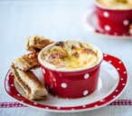 Alyn Williams's cheesy egg with Marmite soldiers