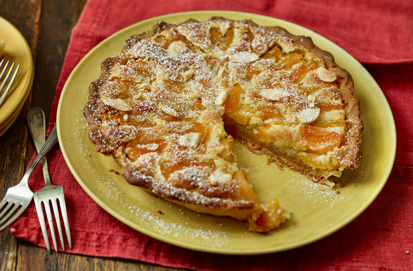 Apricot frangipane tart Tesco Real Food