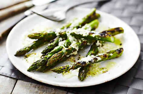 BBQ asparagus
