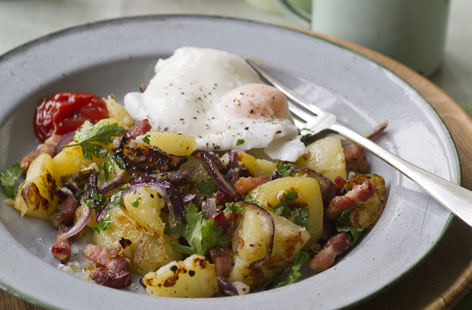 Bacon & potato mix