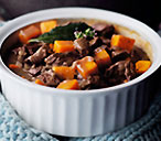 Beef and butternut pumpkin pot