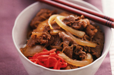 Beef on rice