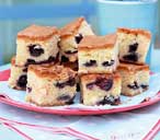 Blueberry and white chocolate squares thumb