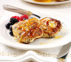 Bran flake breakfast pancakes