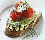 Bruschetta topped with fennel blue cheese and tomato thumb daba0157 f657 4fba 8fc1 2cecf3415ce7 0 146x128