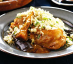 Chicken, harissa and aubergine tagine thumb