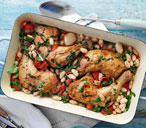 Chicken with cannellini beans