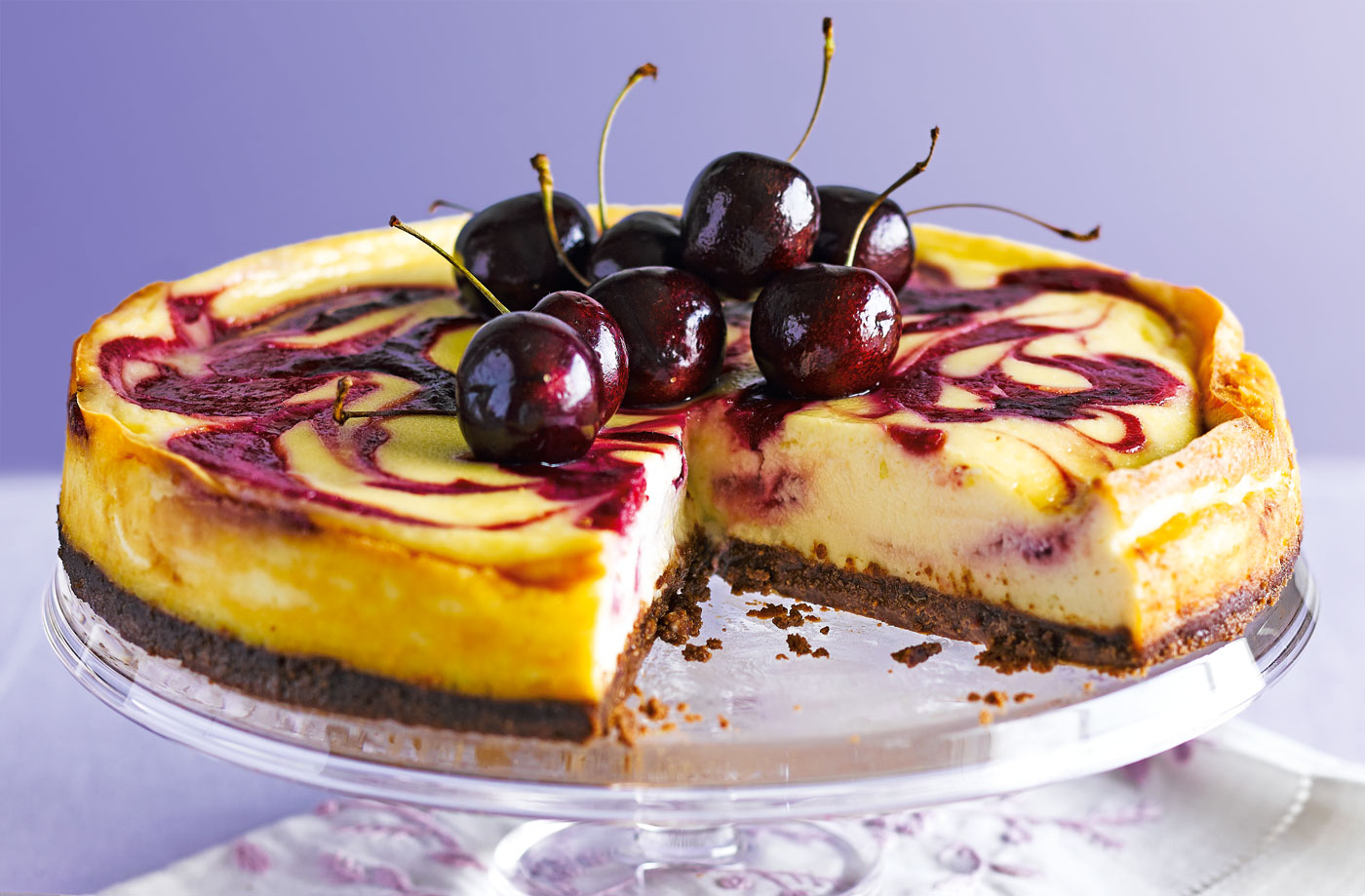 Cherry Cheesecake Cheesecake Recipes Tesco Real Food