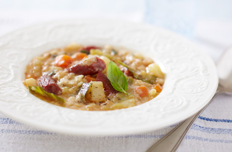 ChunkyVegetableKabanosSausageSoup He