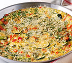 Courgette & Pepper Frittata