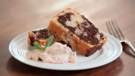 Easy Home Bake   Make a Marble Cake with Valentine