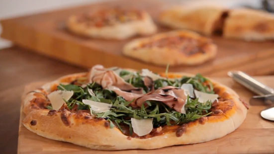 Easy Home Bake   Make home made pizza with Valentine