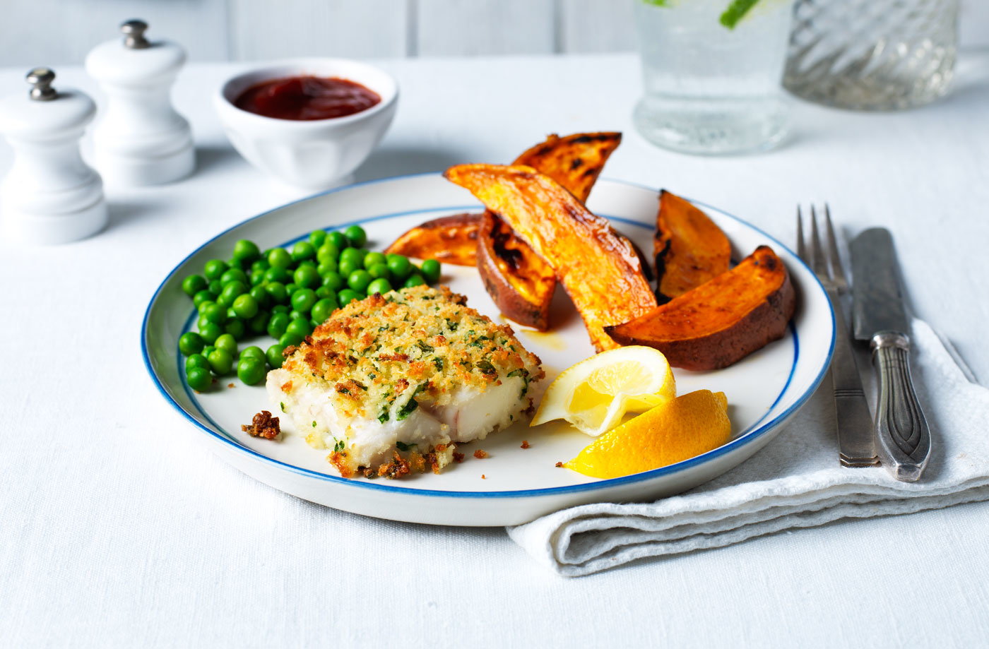 Healthy fish and chips | Tesco Real Food