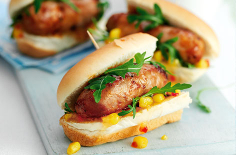 Glazed hot dogs HERO