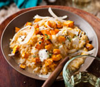 Butternut squash & cheese risotto
