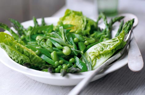 Green and crispy english garden salad THUMB