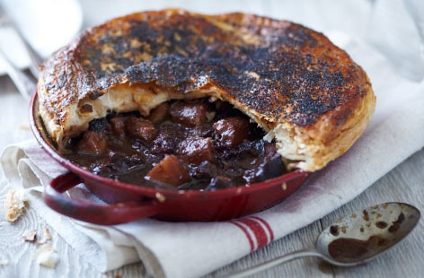 Beef, blackberry and star anise pies