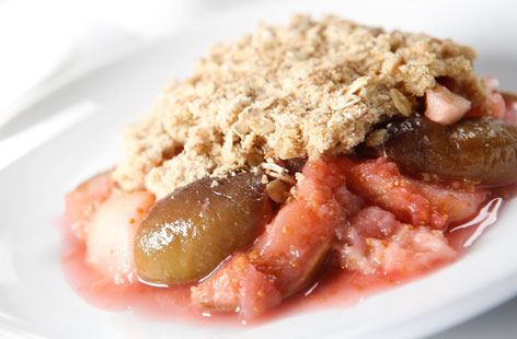 THUMBapple and fig crumble