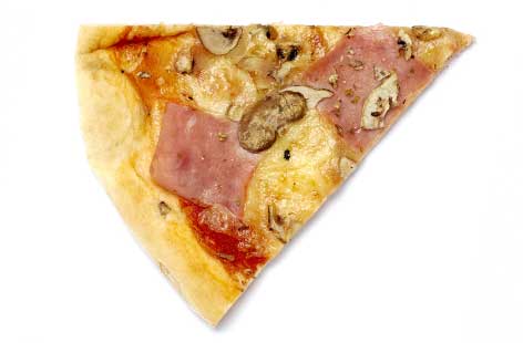 Ham and mushroom pizza thumb