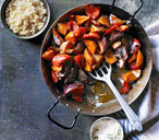 Harissa-roasted butternut squash