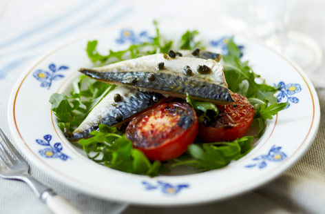 Healthy PC mackerelbakedwithbalsamictomatoes He