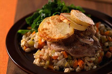 Hearty lamb & barley hotpotTHUMB