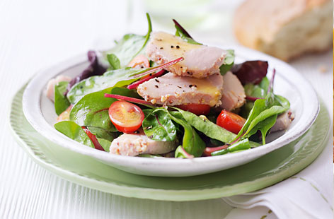 Honey and mustard gammon salad thumb