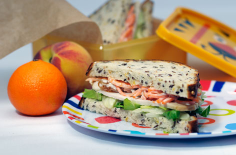 Kids iceberg and chicken sandwich