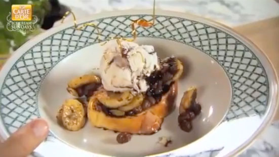 Jean Christophe Novelli How to make banana and rum raisin pain perdu