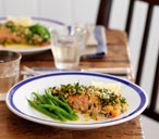 Lemon and chilli crusted salmon  THUMB