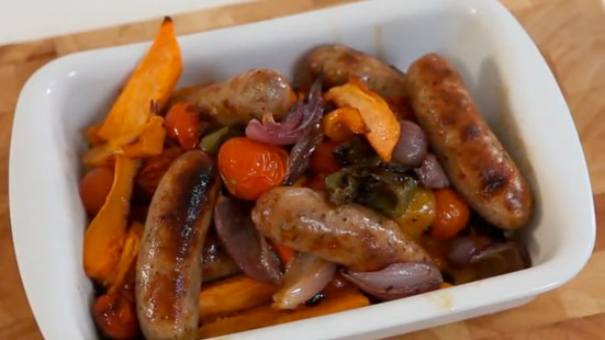 Matt Dawson  How to Cook Roast Lincolnshire Sausages